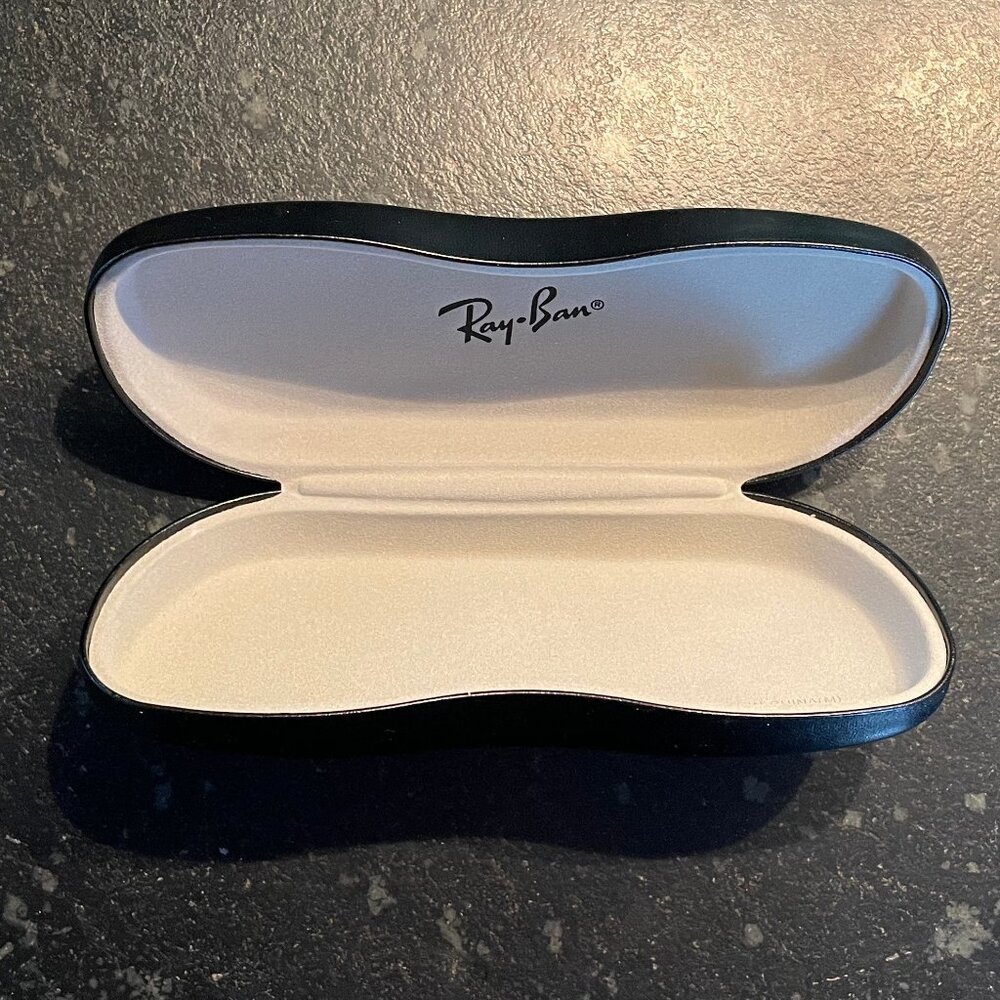 Ray Ban Sturdy Eyeglasses Case Black (Case Only)